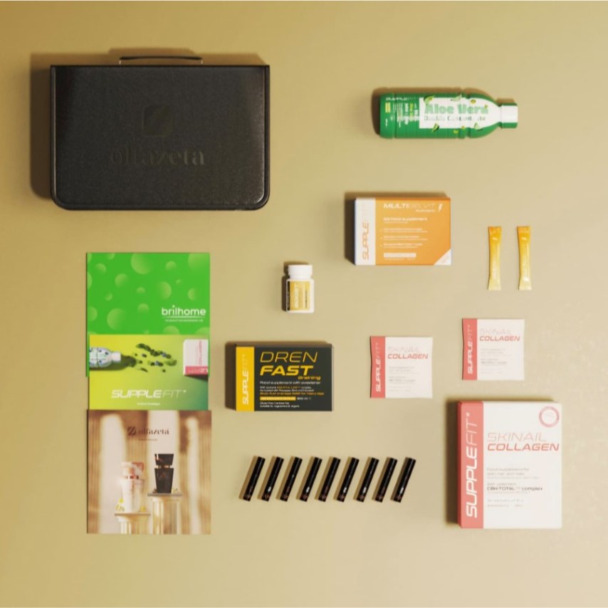 CHOGAN Gold Kit mit Olfazeta Duftkoffer, Aloe Vera Konzentrat, SuppleFit Produkten und Markenkatalogen
